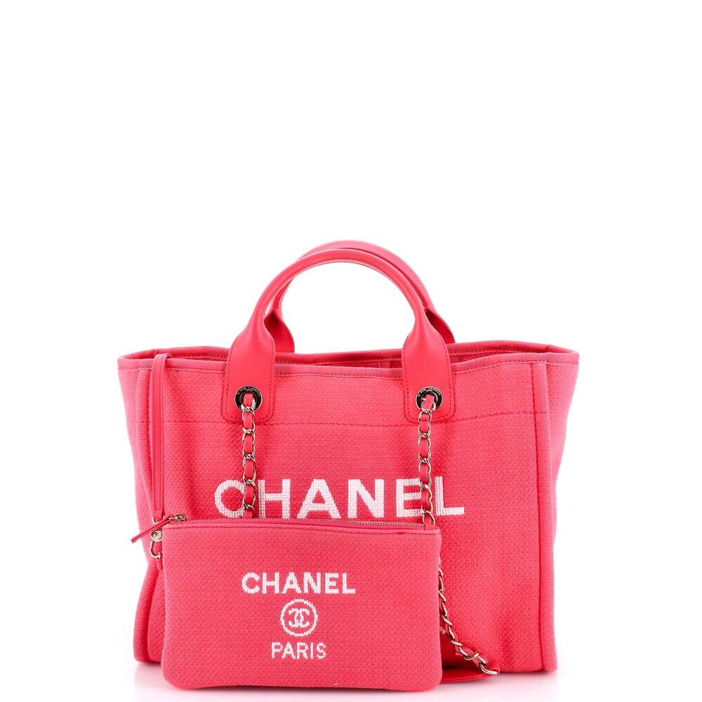 Chanel Deauville Nm Tote Mixed Fibers #225930C36B - Picture 2 of 9